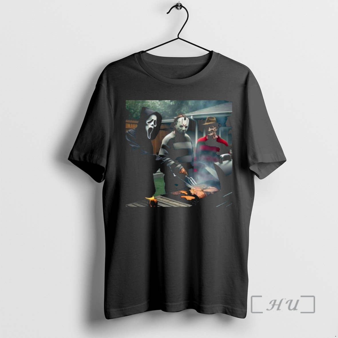 Officials Jason Voorhees Ghostface Freddy Krueger Bbq Party T-Shirts, Hoodie, Sweatshirt | InkNestWear.com
