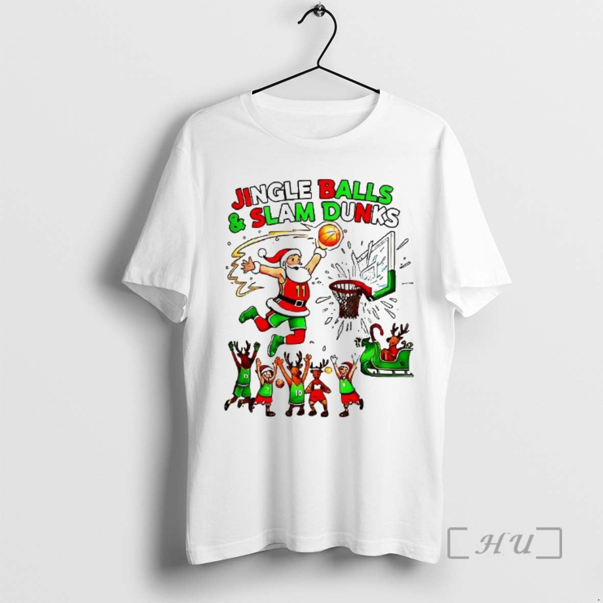 Officials Jingle Balls And Slam Dunks Christmas T-Shirts, Hoodie, Sweatshirt | InkNestWear.com