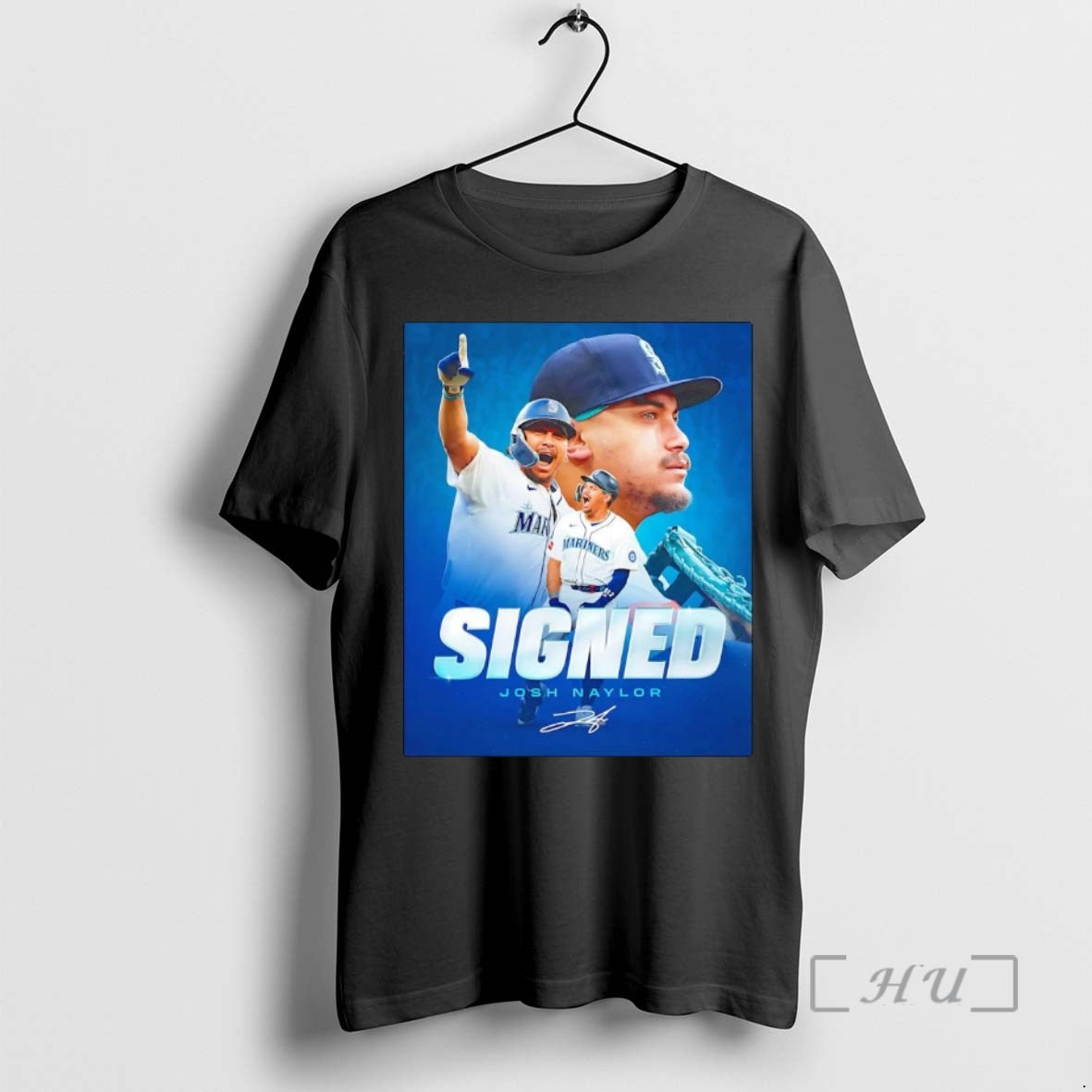 Officials Josh Naylor Signed Seattle Mariners T-Shirts, Hoodie, Sweatshirt | InkNestWear.com