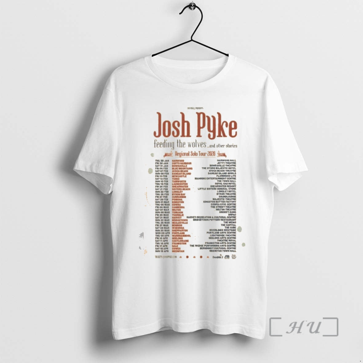 Officials Josh Pyke Regional Solo Tour 2026 T-Shirts, Hoodie, Sweatshirt | InkNestWear.com