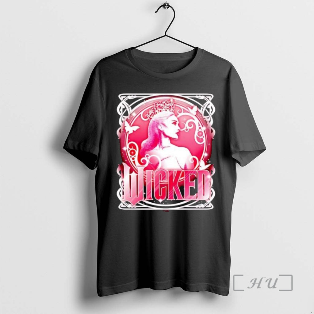 Officials Juniors Wicked Glinda Portrait Cropped Vintage T-Shirts, Hoodie, Sweatshirt | InkNestWear.com