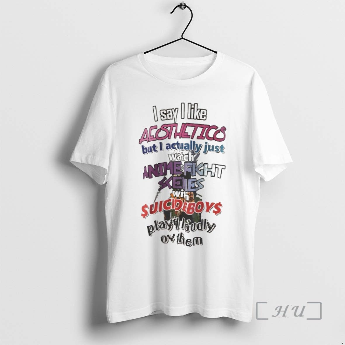 Officials Kakashi I Say I Like Aesthetico But I Actually Just Watch Anime Fight Premium T-Shirts, Hoodie, Sweatshirt