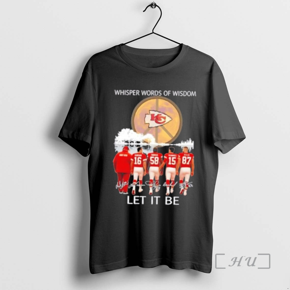Officials Kansas City Chiefs Andy Reid And Legends Whisper Words Of Wisdom Let It Be T-Shirts, Hoodie, Sweatshirt