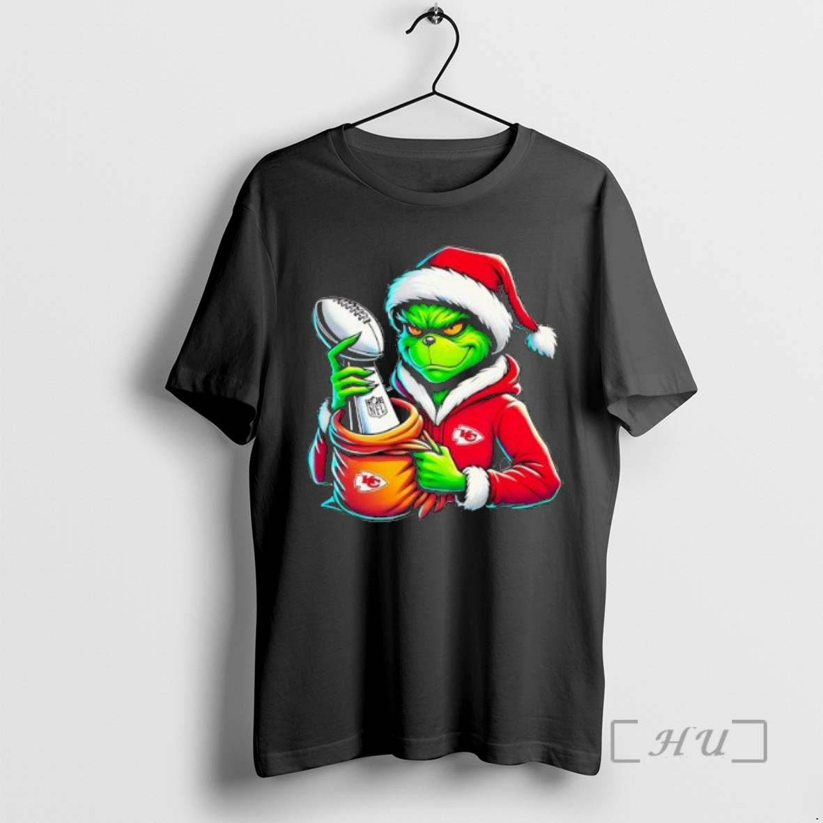 Officials Kansas City Chiefs Grinch Quality Wicking Christmas Holiday T-Shirts, Hoodie, Sweatshirt | InkNestWear.com