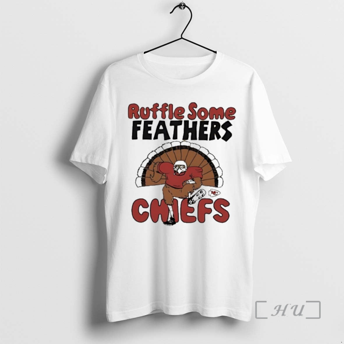 Officials Kansas City Chiefs Ruffle Some Feathers Turkey Thanksgiving T-Shirts, Hoodie, Sweatshirt | InkNestWear.com