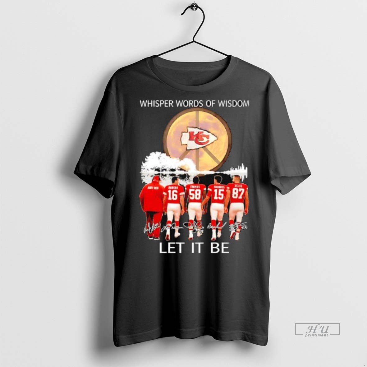 Officials Kansas City Chiefs Whisper Words Of Wisdom Let It Be Signatures Premium T-Shirts, Hoodie, Sweatshirt