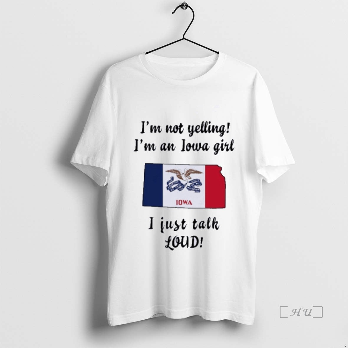 Officials Kansas Map Im Not Yelling Im An Iowa Girl I Just Talk Loud Premium T-Shirts, Hoodie, Sweatshirt | InkNestWear.com