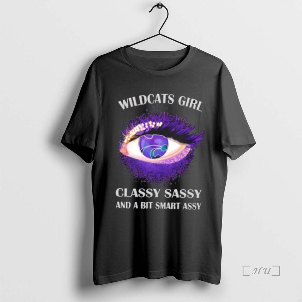 Officials Kansas State Wildcats Eye Girl Fans Classy Sassy And A Bit Smart Assy Premium T-Shirts, Hoodie, Sweatshirt