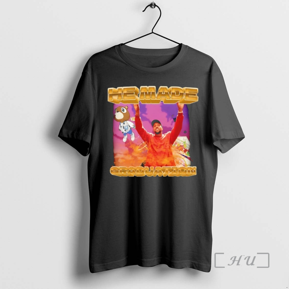 Officials Kanye West He Made Graduation 90s Bootleg T-Shirts, Hoodie, Sweatshirt | InkNestWear.com