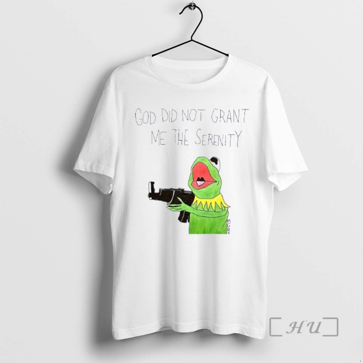 Officials Kermit Frog God Did Not Grant Me The Serenity T-Shirts, Hoodie, Sweatshirt | InkNestWear.com