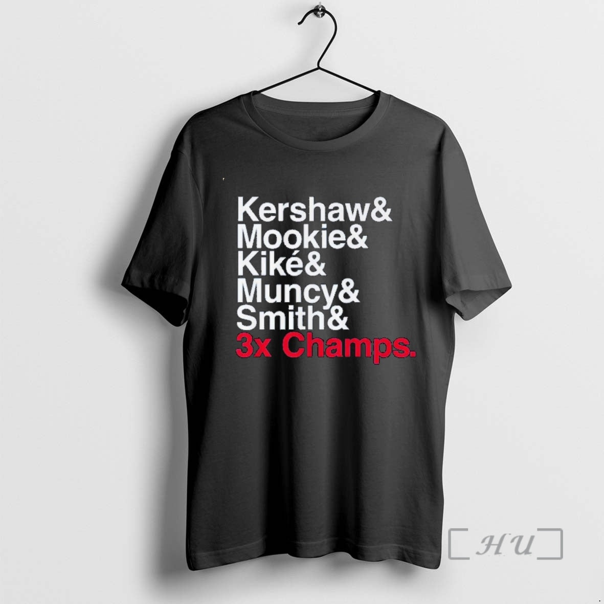 Officials Kershaw Mookie Kike Muncy Smith La Dodgers Mlb 3 Time Champs Ornaments Premium T-Shirts, Hoodie, Sweatshirt