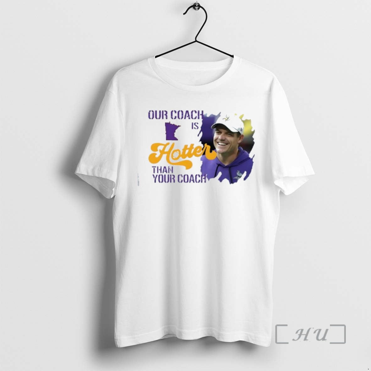 Officials Kevin Oconnell Minnesota Vikings Our Coach Is Hotter Than Your Coach Premium T Shirts Hoodie, Sweatshirt