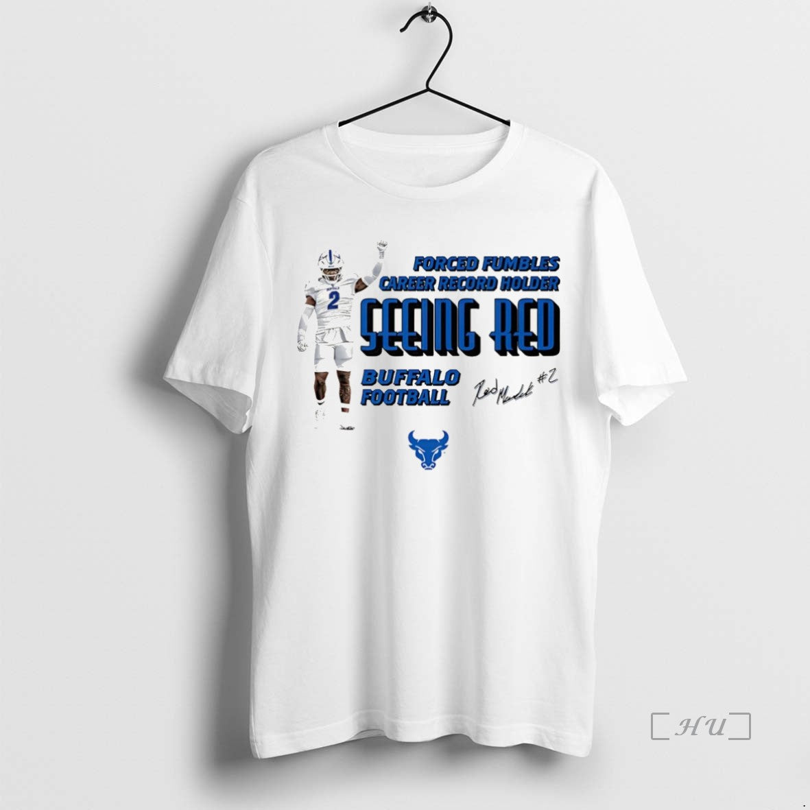 Officials Khalil Murdock Buffalo Bulls Football Forced Fumbles Career Record Holder Seeing Red Christmas Premium...