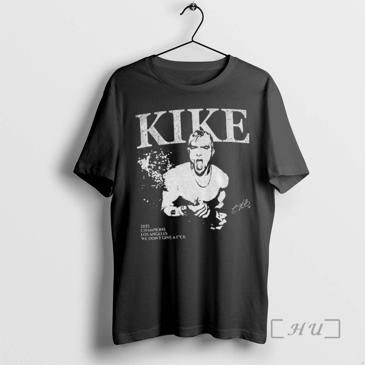Officials Kike Funny Meme Los Angeles Baseball Signature We Dont Give A Fuck Vintage Premium T-Shirts, Hoodie, Sweatshirt