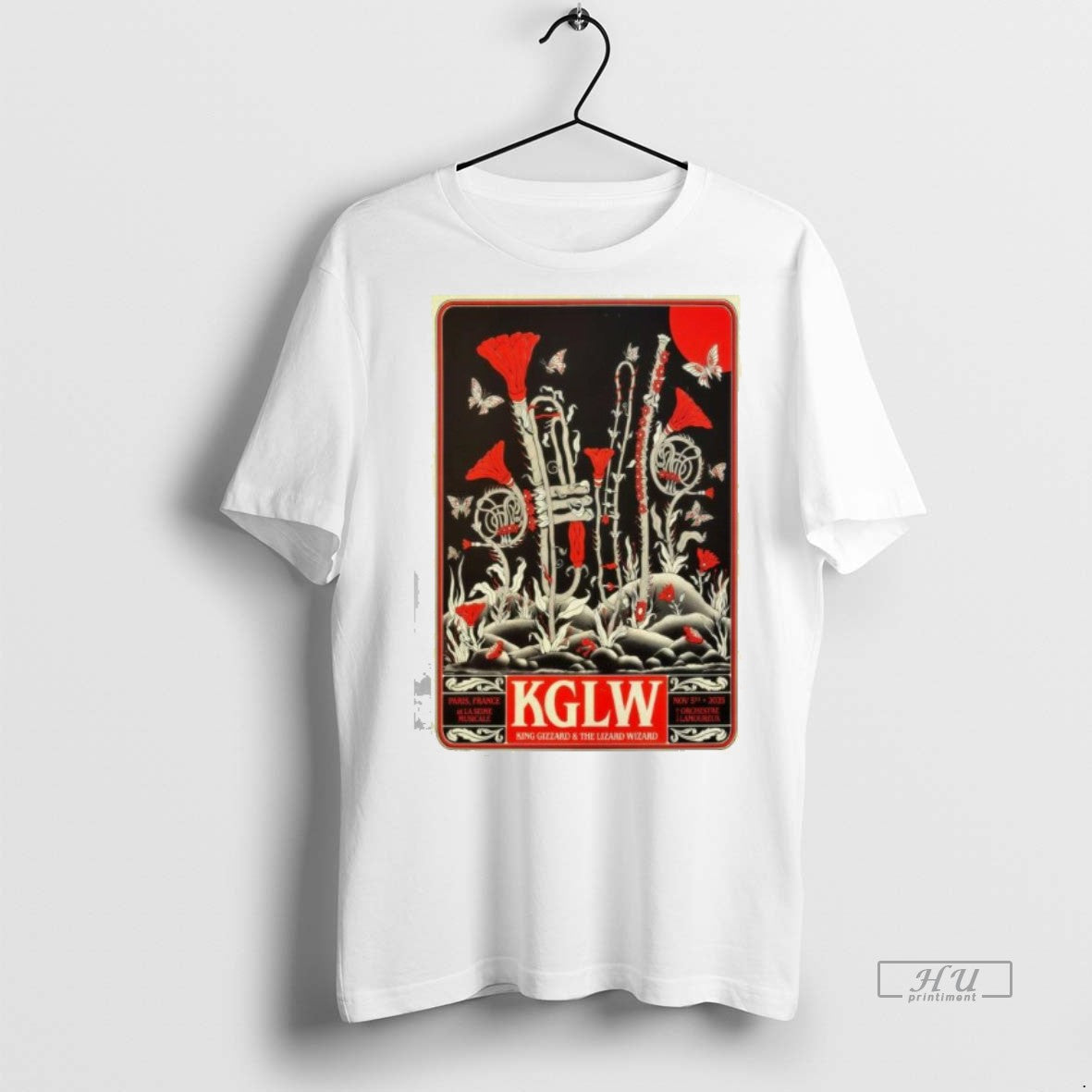 Officials King Gizzard And The Lizard Wizard 11 5 2025 Paris France Premium T-Shirts, Hoodie, Sweatshirt | InkNestWear.com