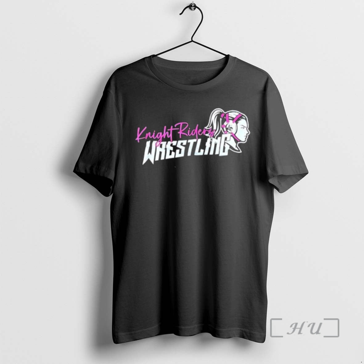 Officials Knight Riders Wrestling Girl Black T-Shirts, Hoodie, Sweatshirt | InkNestWear.com