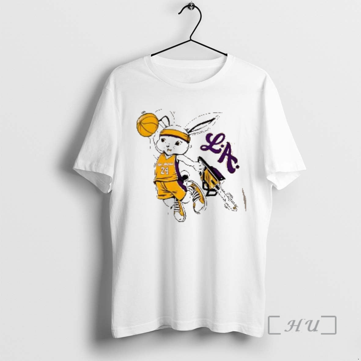 Officials Kobe Bryant Los Angeles Lakers Purple Gold Dunk Cartoon T-Shirts, Hoodie, Sweatshirt | InkNestWear.com