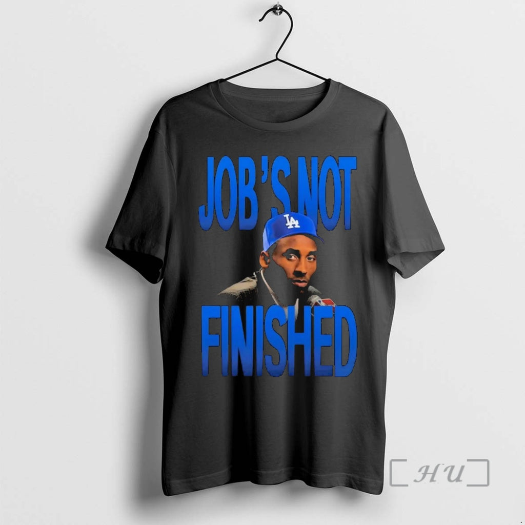 Officials Kobe Bryant Jobs Not Finished Los Angeles Dodgers T-Shirts, Hoodie, Sweatshirt | InkNestWear.com