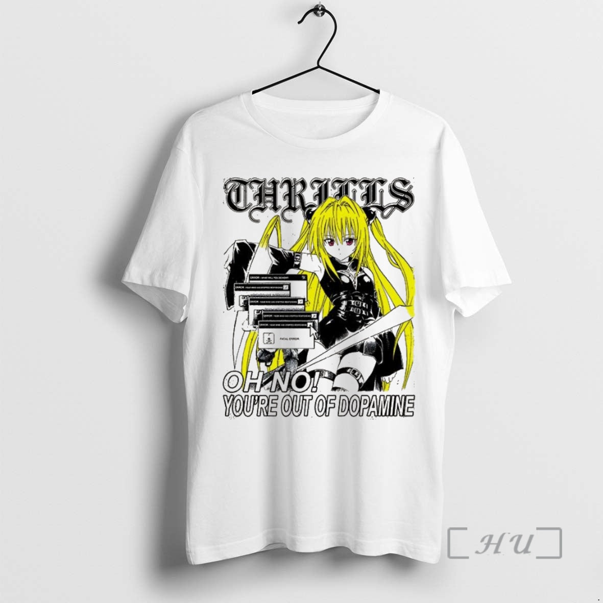 Officials Konjiki No Yami To Love Ru Thrills Oh No Youre Out Of Dopamine Anime T-Shirts, Hoodie, Sweatshirt | InkNestWear.com