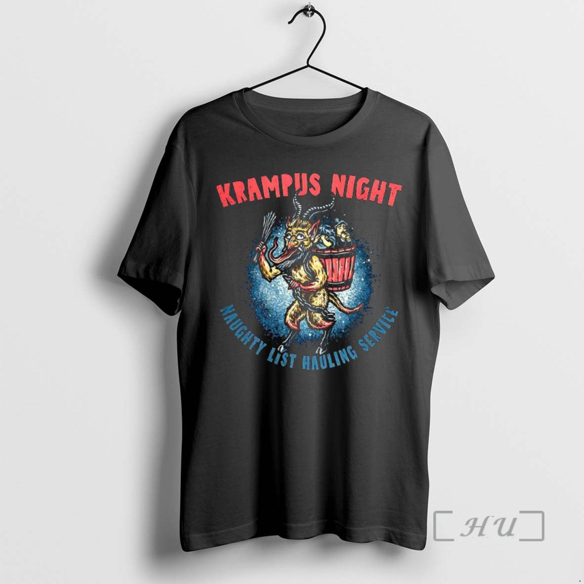 Officials Krampus Night Naughty List Hauling Service Horror Christmas T-Shirts, Hoodie, Sweatshirt | InkNestWear.com
