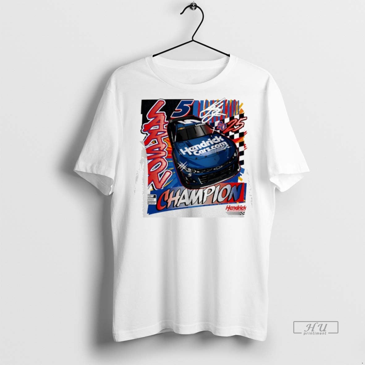 Officials Kyle Larson 5 Nascar Cup Series Champion Car 2025 Hendrick Motorsports Premium T-Shirts, Hoodie, Sweatshirt