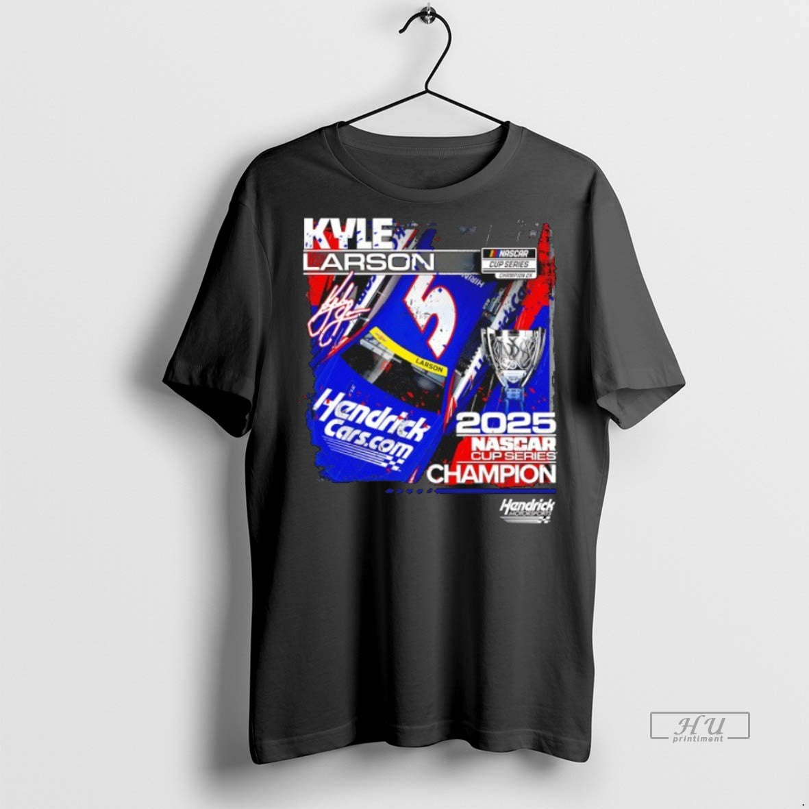 Officials Kyle Larson Hendrick 5 2025 Nascar Cup Series Champion Car Signature Premium T-Shirts, Hoodie, Sweatshirt