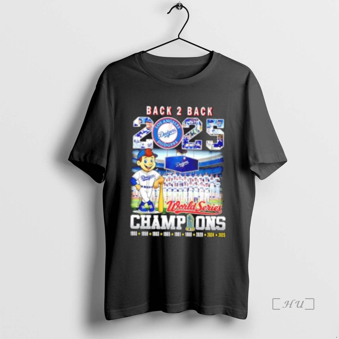 Officials La Dodgers Back 2 Back 2025 World Series Champions 9 Time Mascot Premium T-Shirts, Hoodie, Sweatshirt