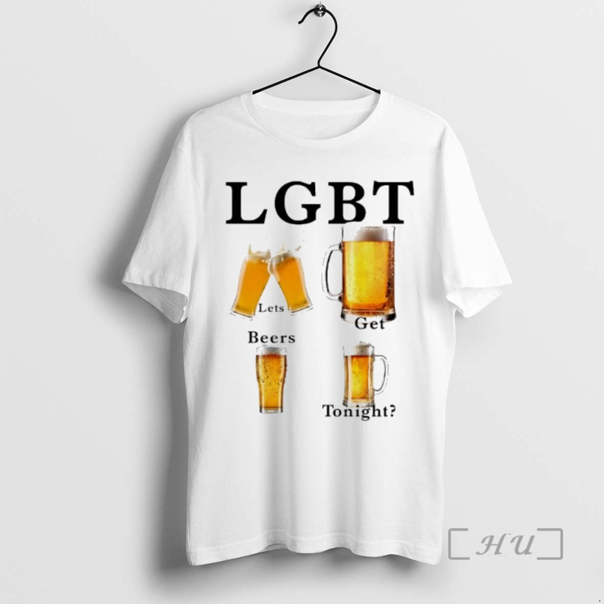 Officials Lgbt Spells Lets Get Beers Tonight T-Shirts, Hoodie, Sweatshirt | InkNestWear.com