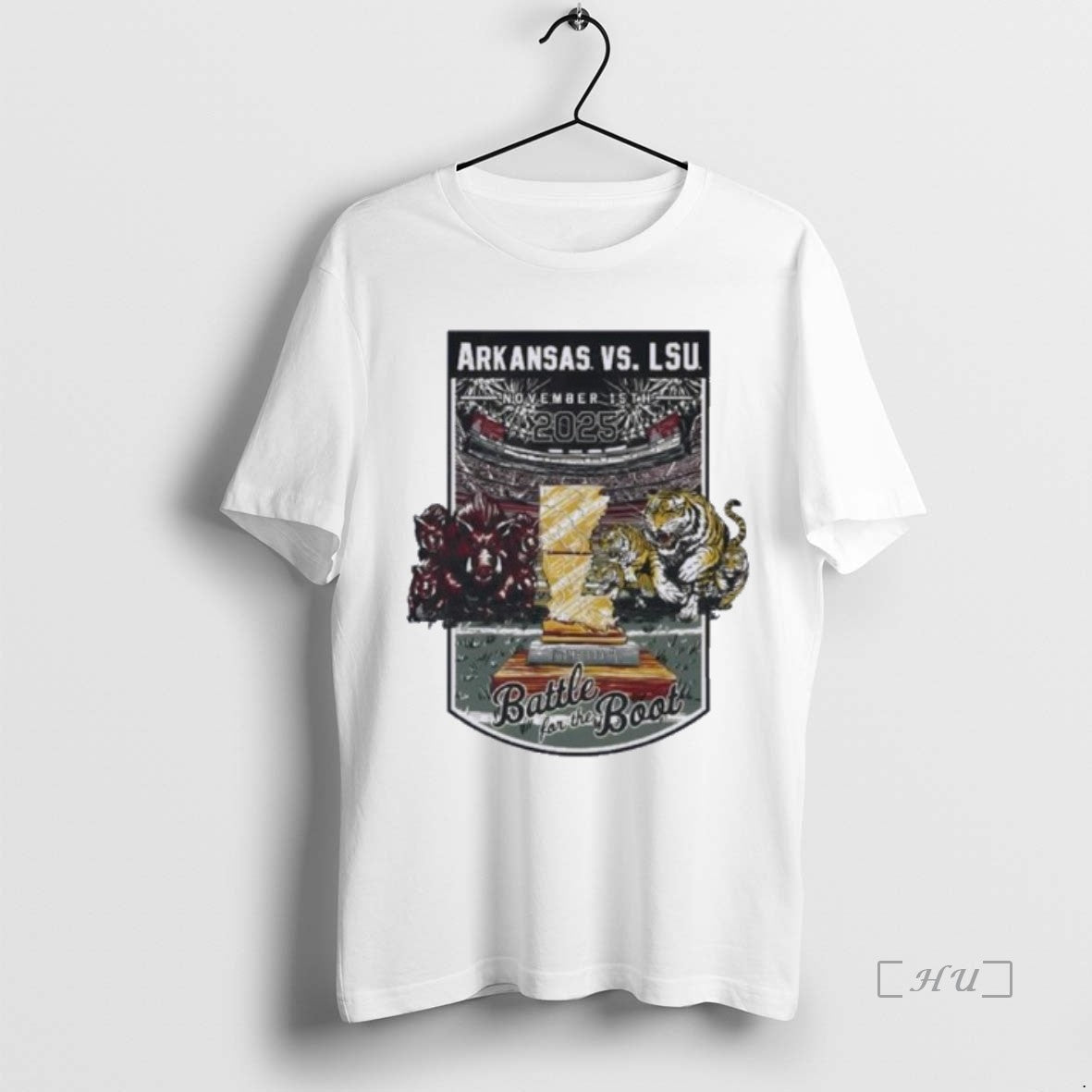 Officials Lsu Vs Arkansas 2025 Rivalry T-Shirts, Hoodie, Sweatshirt | InkNestWear.com