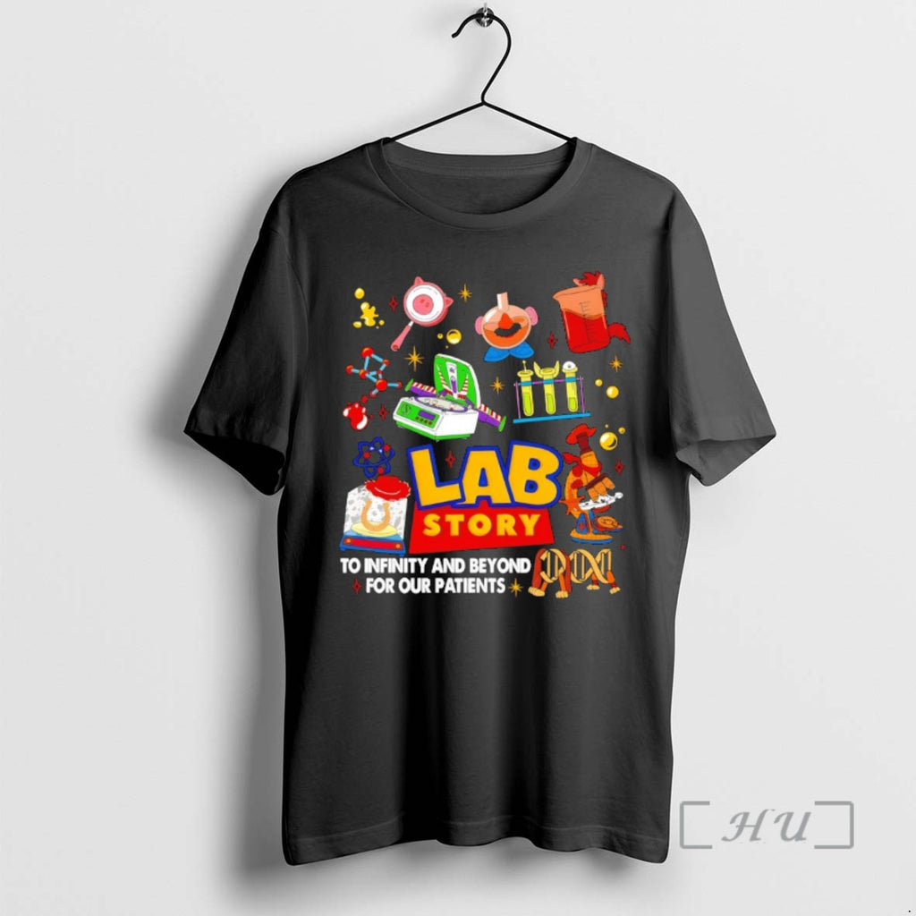 Officials Lab Story Week 2026 To Infinity And Beyond For Our Patients Premium T Shirts