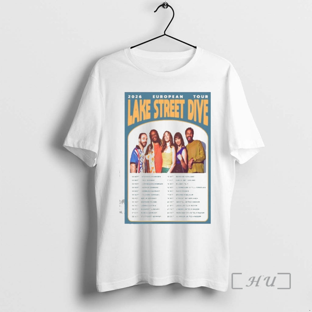 Officials Lake Street Dive 2026 European Tour T-Shirts, Hoodie, Sweatshirt | InkNestWear.com