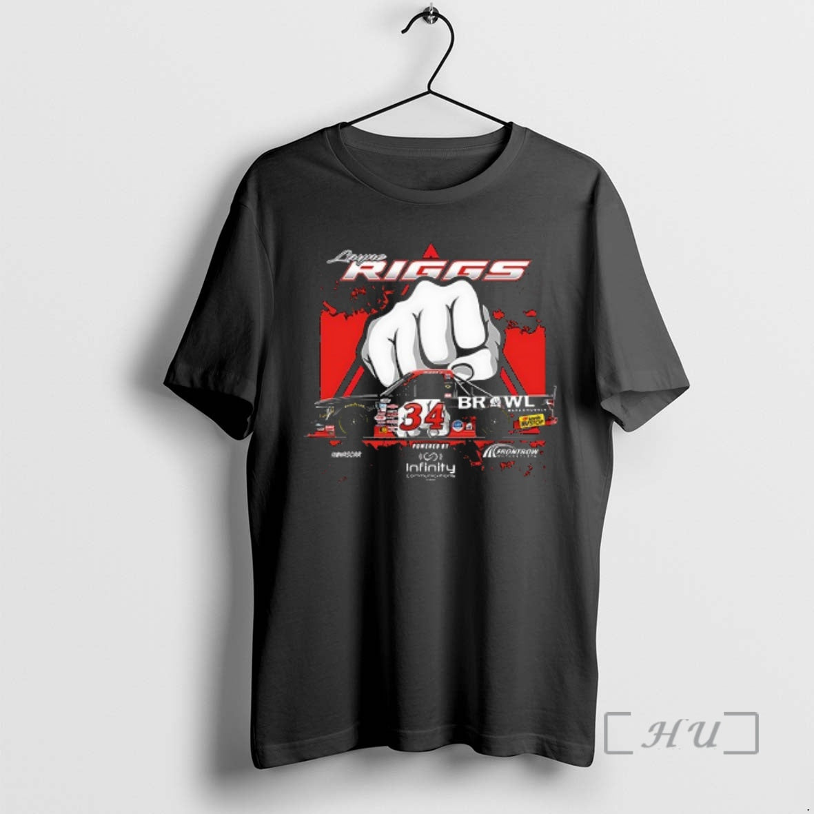 Officials Layne Riggs Checkered Flag Sports Knuckle Boxing Car T-Shirts, Hoodie, Sweatshirt | InkNestWear.com