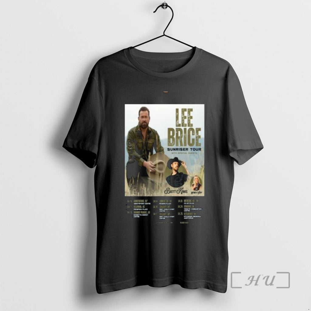 Officials Lee Brice Sunriser Tour 2026 Circle Black T-Shirts, Hoodie, Sweatshirt | InkNestWear.com