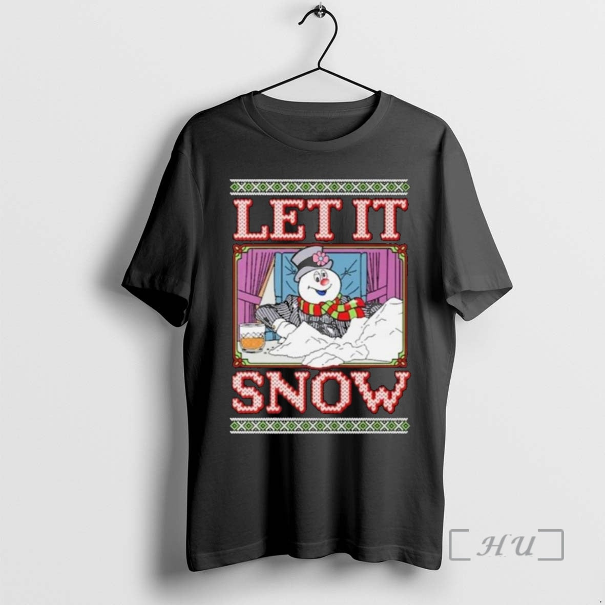 Officials Let It Snow Frosty Ugly Holiday Christmas T-Shirts, Hoodie, Sweatshirt | InkNestWear.com