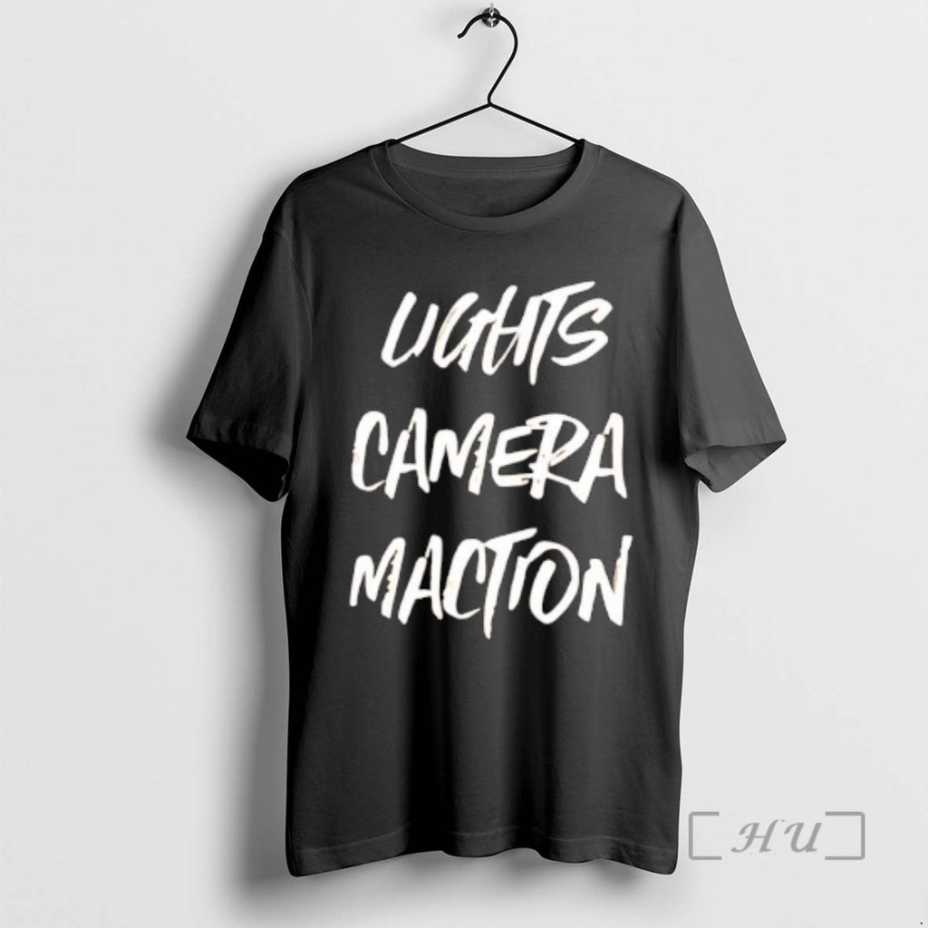 Officials Lights Camera Maction Capital Letters T-Shirts, Hoodie, Sweatshirt | InkNestWear.com