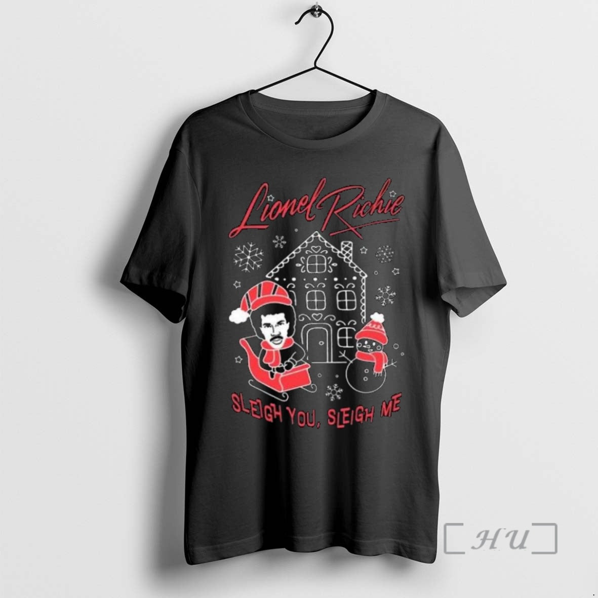 Officials Lionel Richie Sleigh You Sleigh Me Circle Black T-Shirts, Hoodie, Sweatshirt | InkNestWear.com