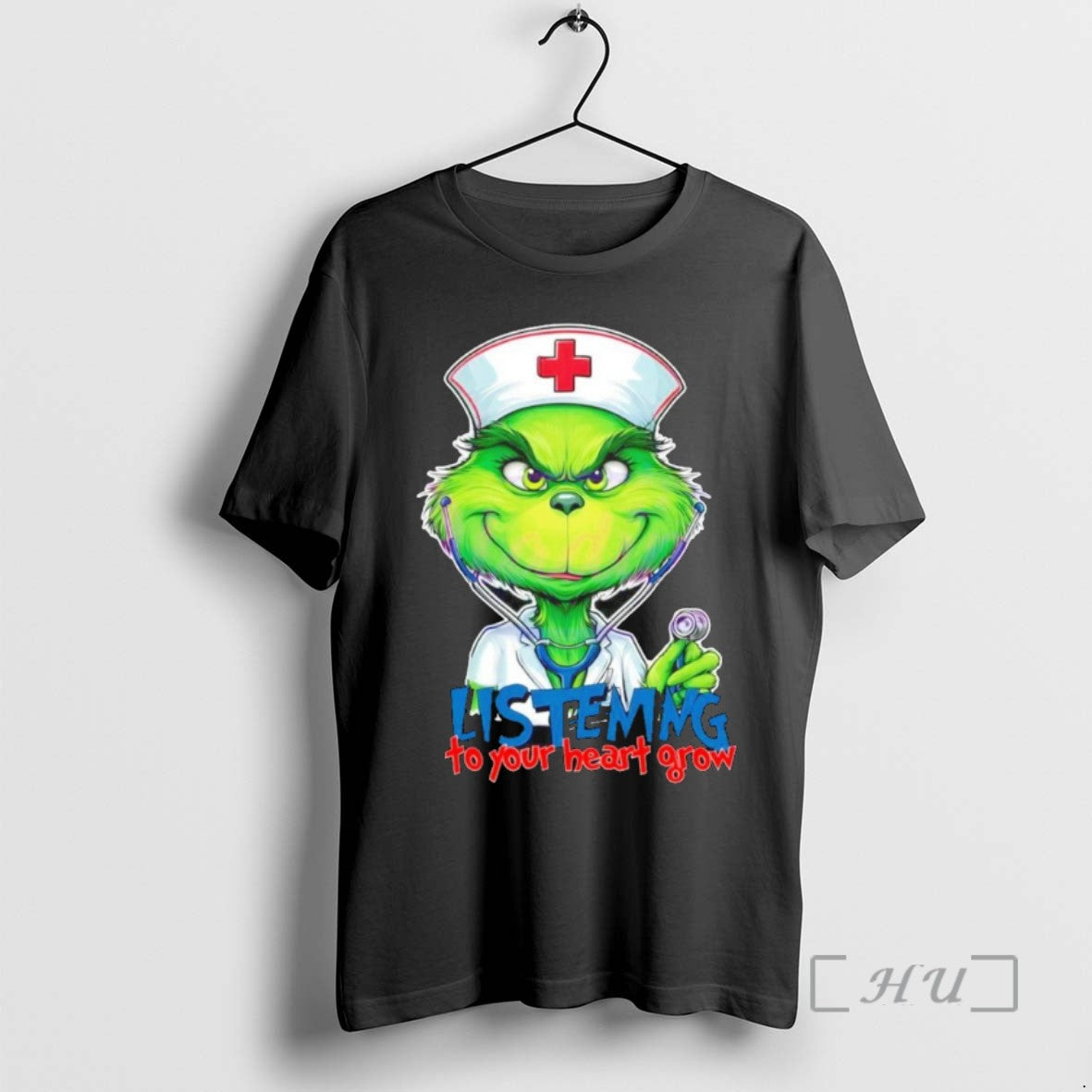 Officials Listening To Your Heart Grow Grinch Christmas Nurse Shirts Sweater