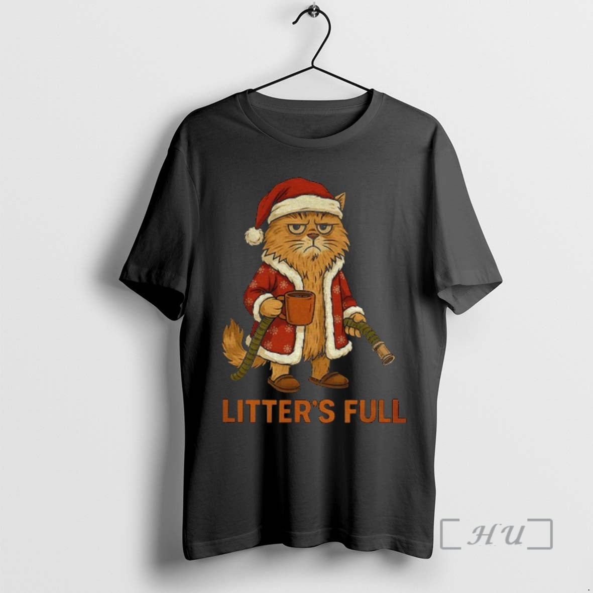 Officials Litters Full Funny Cat Santa Claus Parody T-Shirts, Hoodie, Sweatshirt