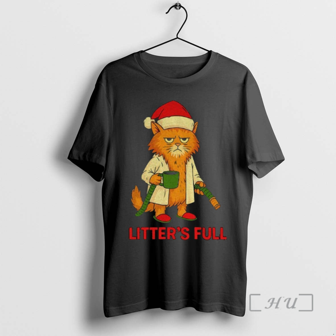 Officials Litters Full Funny Cat Santa Merry T-Shirts, Hoodie, Sweatshirt