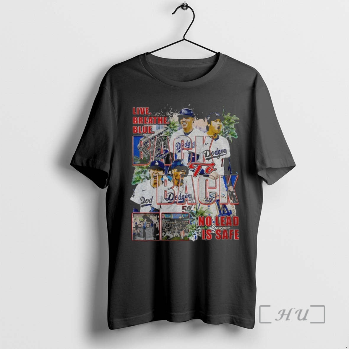 Officials Live Breathe Blue Back To Back No Lead Is Safe Los Angeles Dodgers Mlb T-Shirts, Hoodie, Sweatshirt