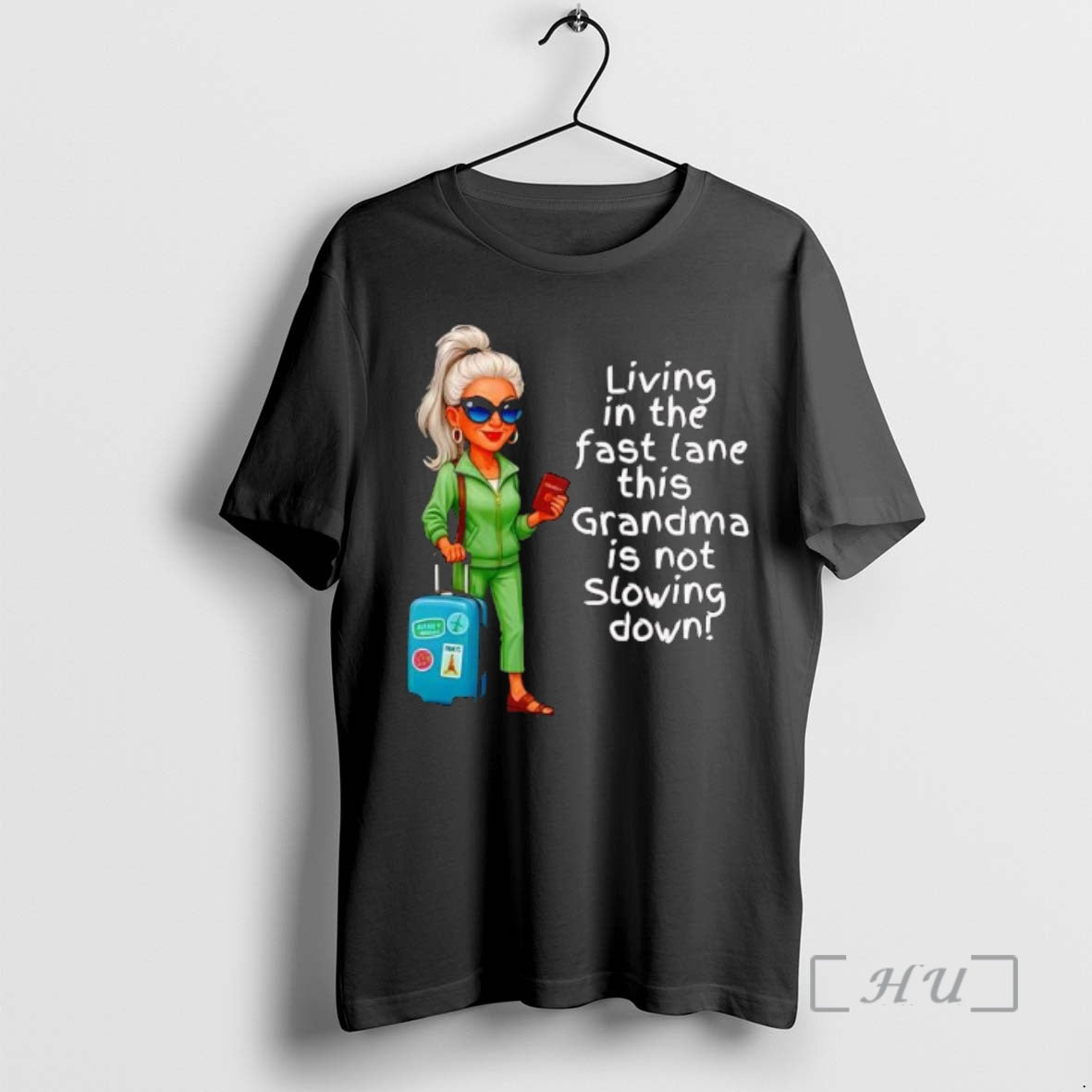 Officials Living In The Fast Lane This Grandma Is Not Slowing Down Premium T Shirts Hoodie, Sweatshirt | InkNestWear.com
