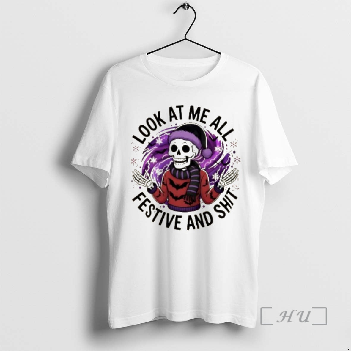 Officials Look At Me All Festive Skeleton Holiday T-Shirts, Hoodie, Sweatshirt | InkNestWear.com