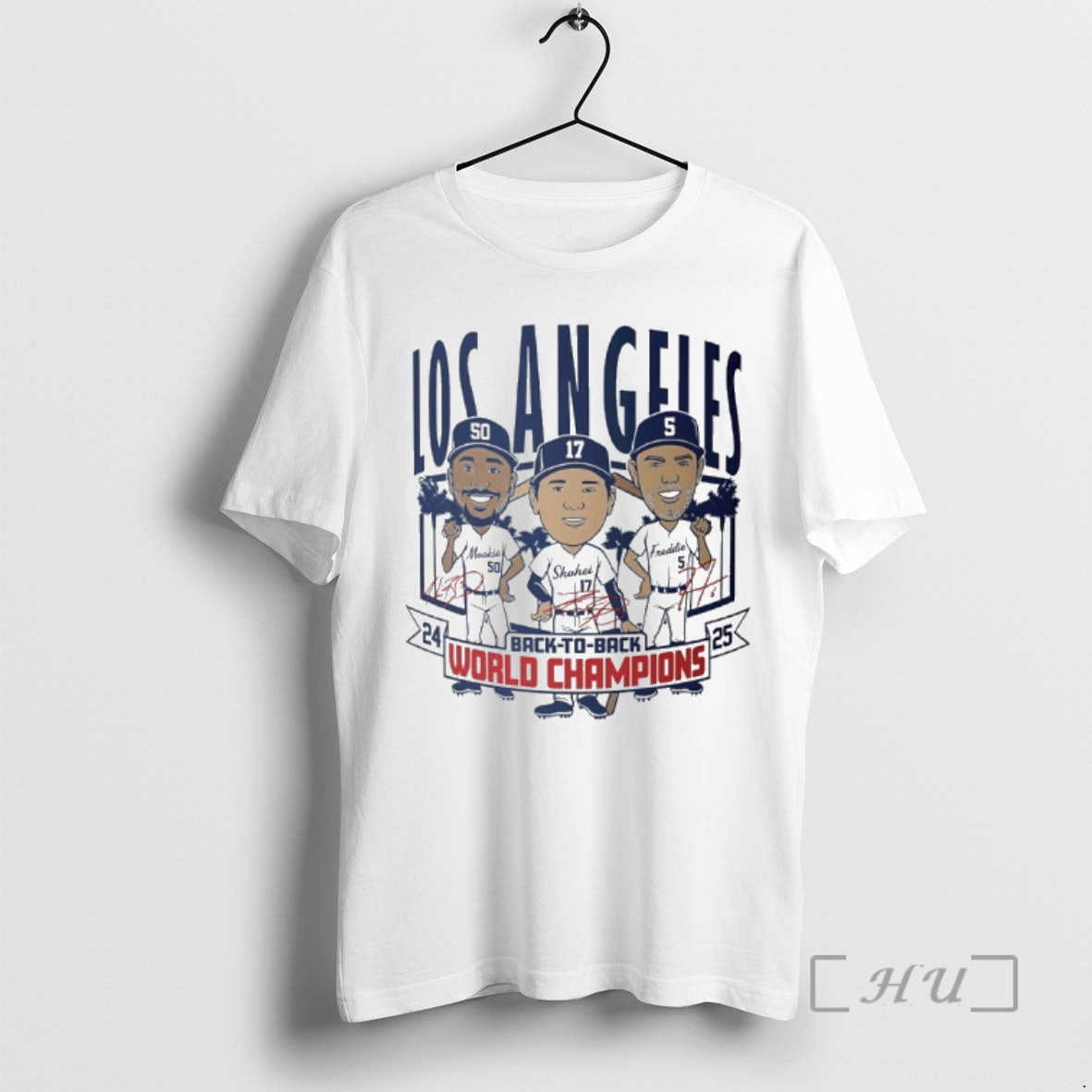 Officials Los Angeles Baseball Back To Back World Champs Caricatures T-Shirts, Hoodie, Sweatshirt | InkNestWear.com