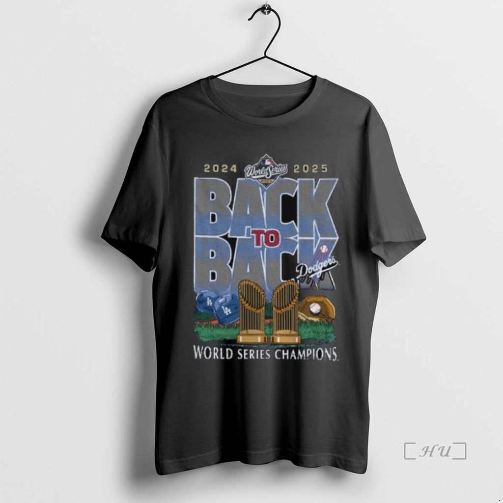 Officials Los Angeles Dodgers 2024 2025 Back To Back World Series Champs T-Shirts, Hoodie, Sweatshirt | InkNestWear.com