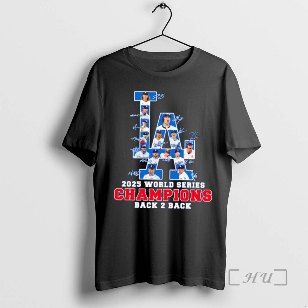 Officials Los Angeles Dodgers 2025 World Series Champions Back 2 Back Signatures Premium T Shirts Hoodie, Sweatshirt