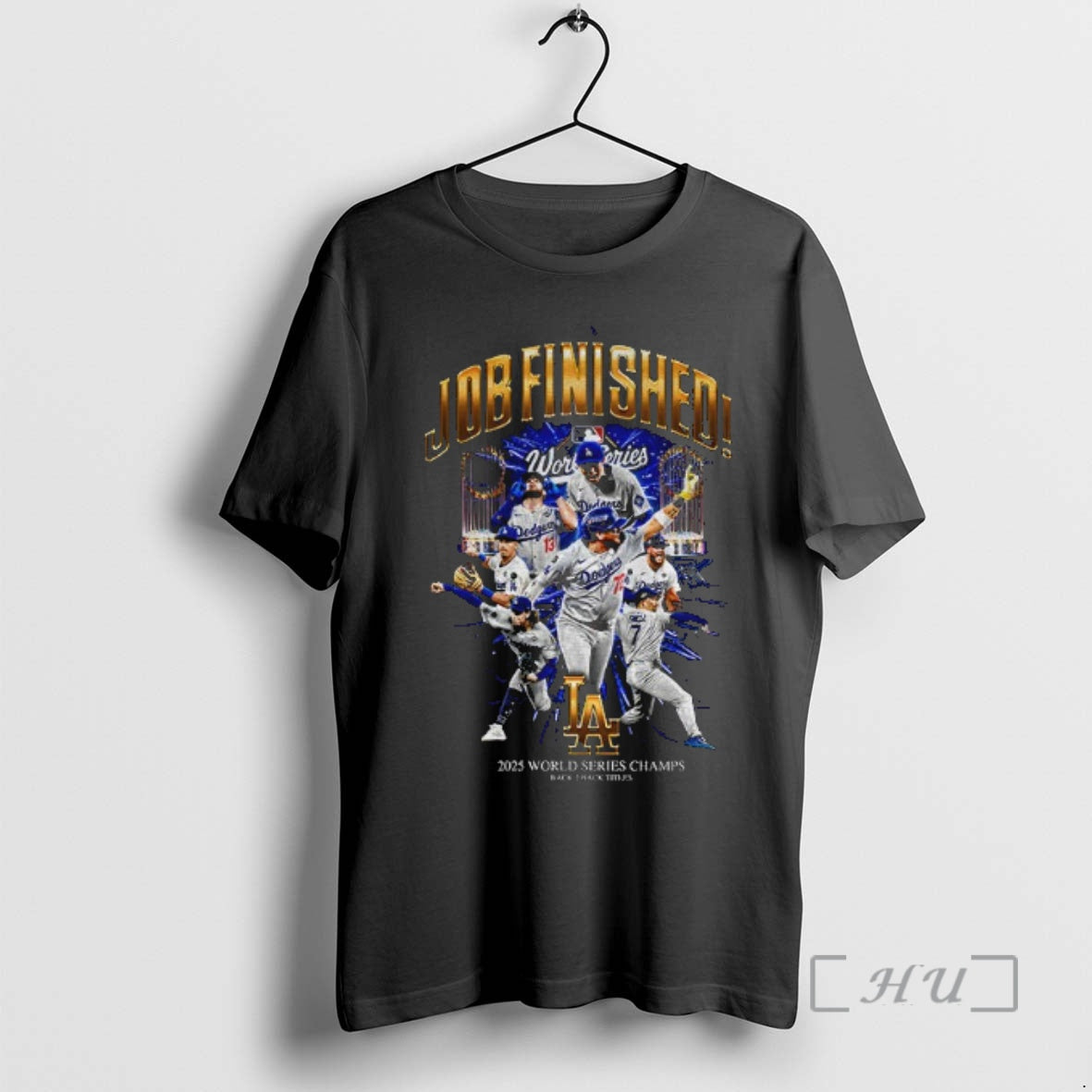 Officials Los Angeles Dodgers Back 2 Back Titles Job Finished 2025 World Series Champs Premium T-Shirts, Hoodie, Sweatshirt