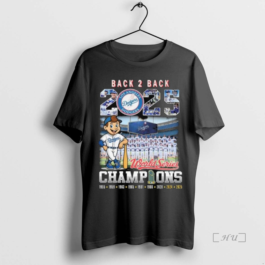 Officials Los Angeles Dodgers Back To Back World Series Champions 2025 Long Sleve Premium T-Shirts, Hoodie, Sweatshirt