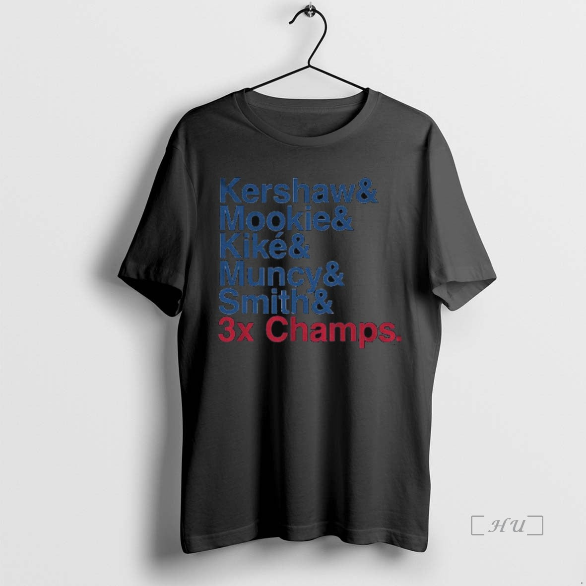 Officials Los Angeles Dodgers Baseball Ampersand 3x Champs Kershaw Mookie Kike Muncy Smith Premium T-Shirts, Hoodie,...