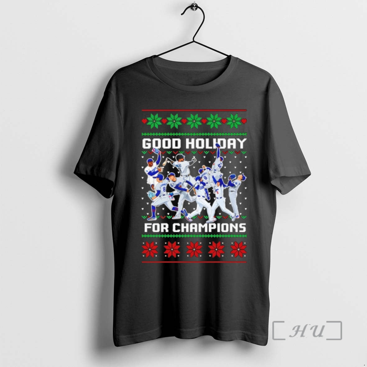 Officials Los Angeles Dodgers Baseball Mlb Players Good Holiday For Champions Christmas 2025 Premium T-Shirts, Hoodie,...