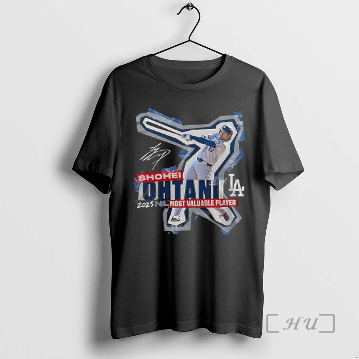 Officials Los Angeles Dodgers Shohei Ohtani Most Valuable Player Signature Pose Name And Number Japanese T-Shirts,...